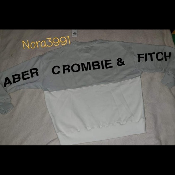 Abercrombie and Fitch Oversized Sweatshirt size XS NWT - Picture 5 of 9